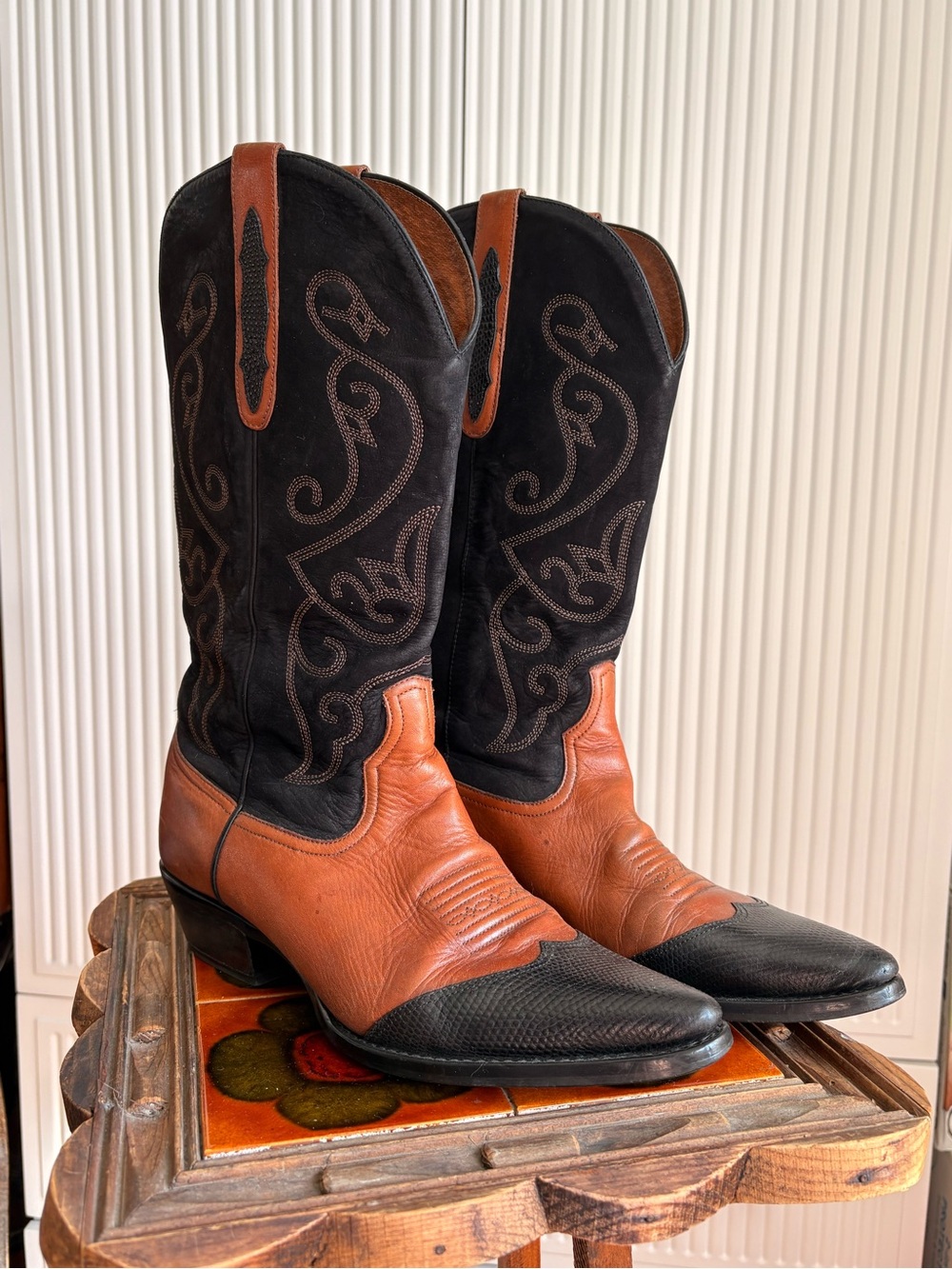 Two-Tone Western Boots